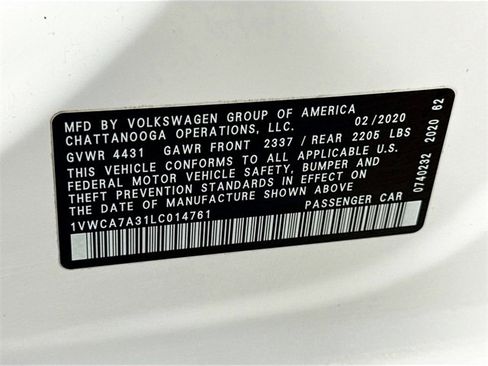 Used 2020 Volkswagen Passat 2.0T SEL image 35