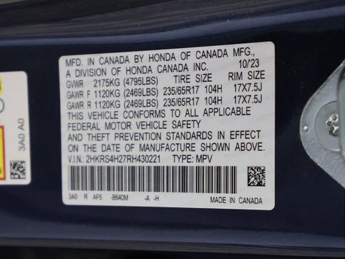 Certified 2024 Honda CR-V LX image 48