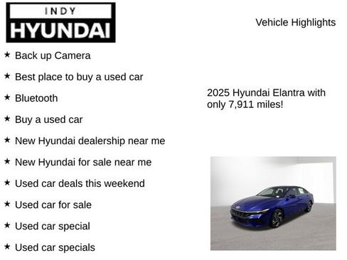Used 2025 Hyundai Elantra Limited FWD image 7