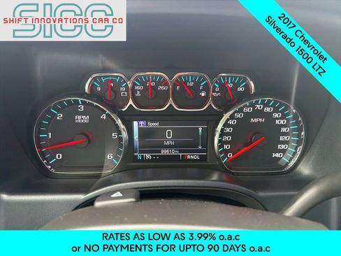 Used 2017 Chevrolet Silverado 1500 LTZ w/ Max Trailering Package AWD/4WD image 12
