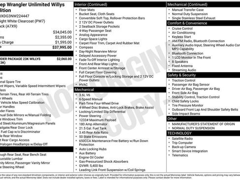 Used 2022 Jeep Wrangler Unlimited Sport image 10