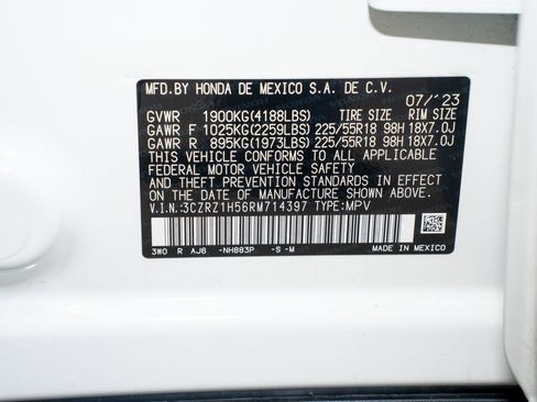 Certified 2024 Honda HR-V Sport image 38