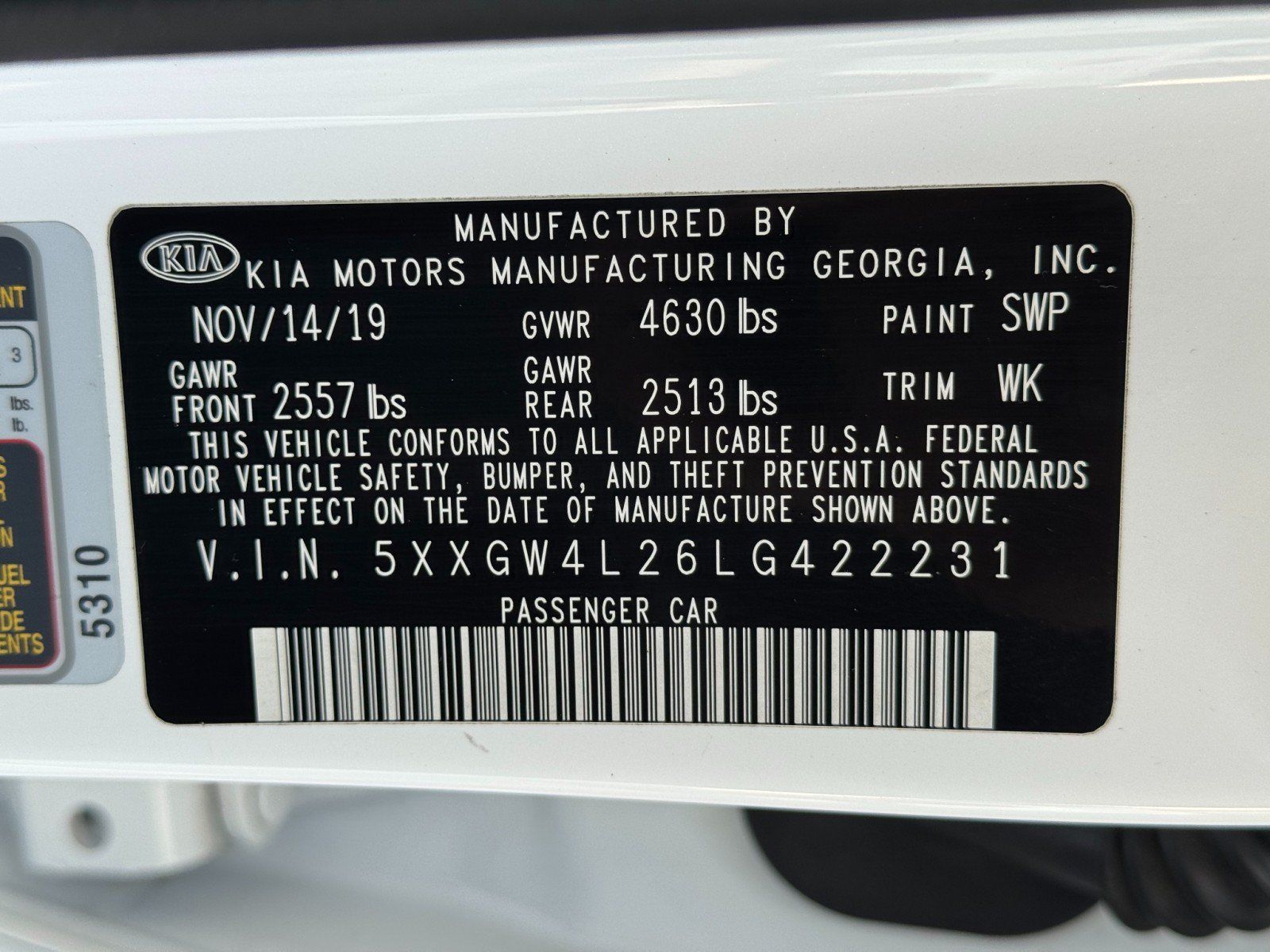 Used 2020 Kia Optima SX FWD image 43