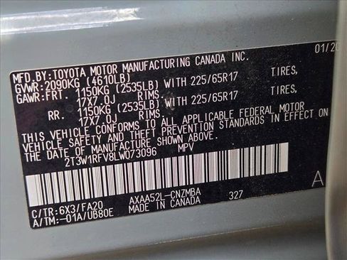 Used 2020 Toyota RAV4 XLE w/ Convenience Package FWD image 23