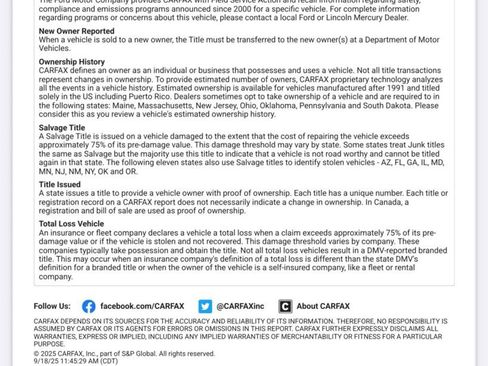 Used 2019 Lincoln Continental Select w/ Continental Climate Package image 55