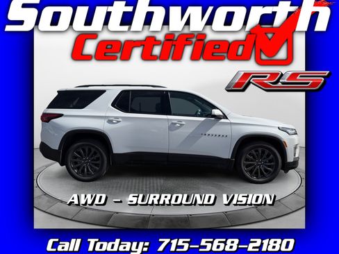 Used 2023 Chevrolet Traverse RS w/ LPO, Floor Liner Package AWD/4WD image 1