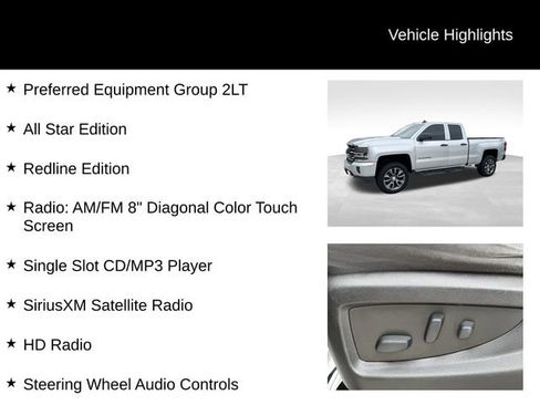 Used 2018 Chevrolet Silverado 1500 LT w/ Redline Edition AWD/4WD image 8