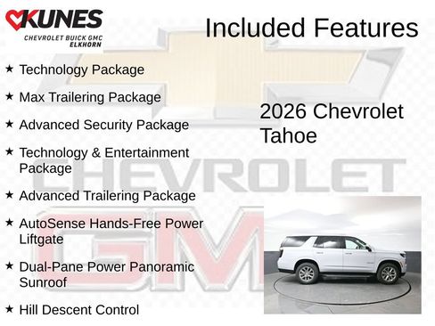New 2026 Chevrolet Tahoe Premier AWD/4WD image 2