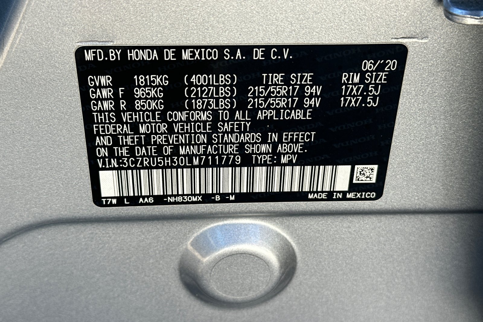 Used 2020 Honda HR-V LX image 31