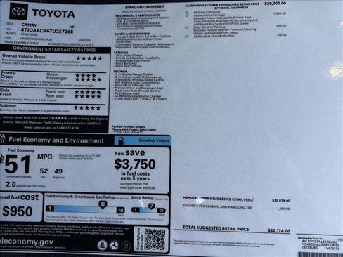 New 2026 Toyota Camry LE image 24