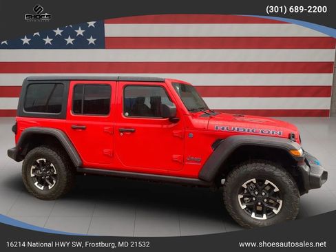 Used 2025 Jeep Wrangler Unlimited Rubicon 4xe AWD/4WD image 1