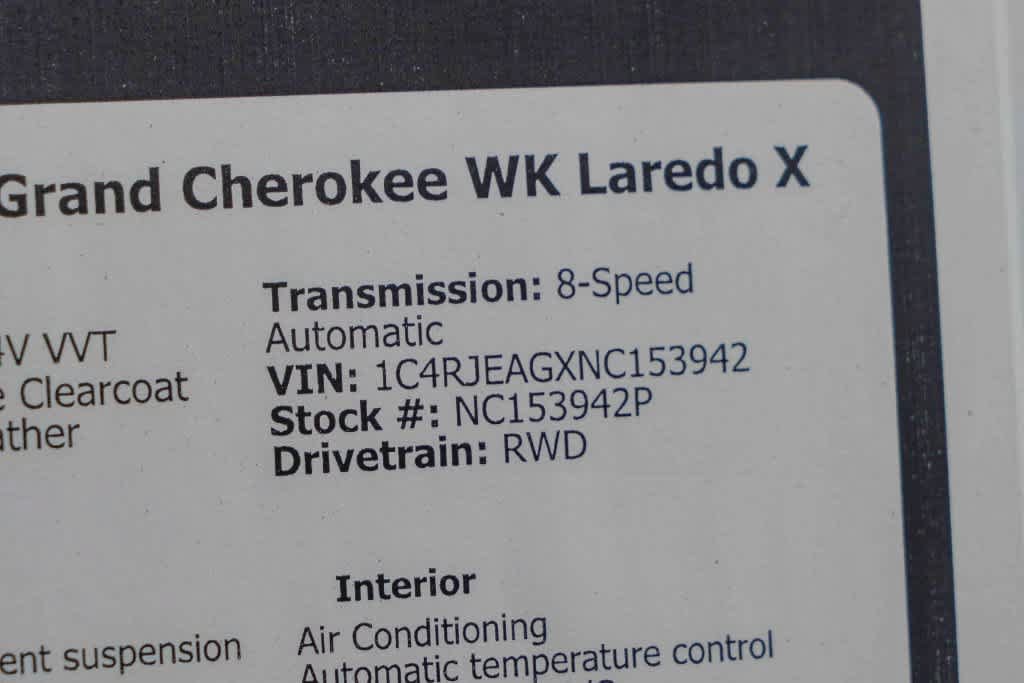 Used 2022 Jeep Grand Cherokee Laredo X RWD image 28