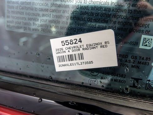 New 2026 Chevrolet Equinox RS w/ LPO, Floor Liner Package FWD image 23