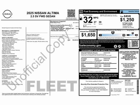Used 2025 Nissan Altima 2.5 SV image 2