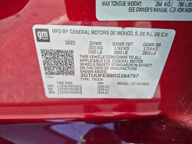 Certified 2024 GMC Sierra 1500 AT4X AWD/4WD image 25