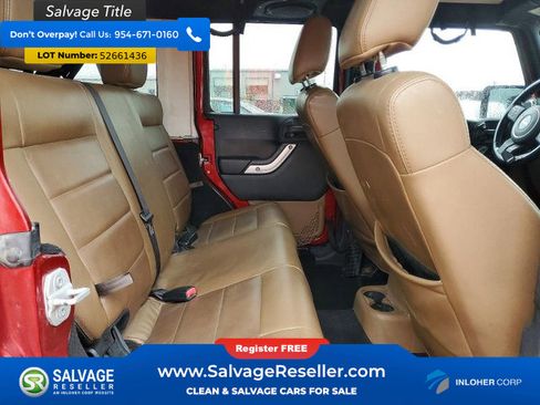 Used 2012 Jeep Wrangler Unlimited Sahara w/ Connectivity Group AWD/4WD image 13