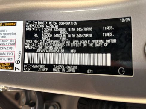 Certified 2026 Toyota Land Cruiser 1958 AWD/4WD image 40