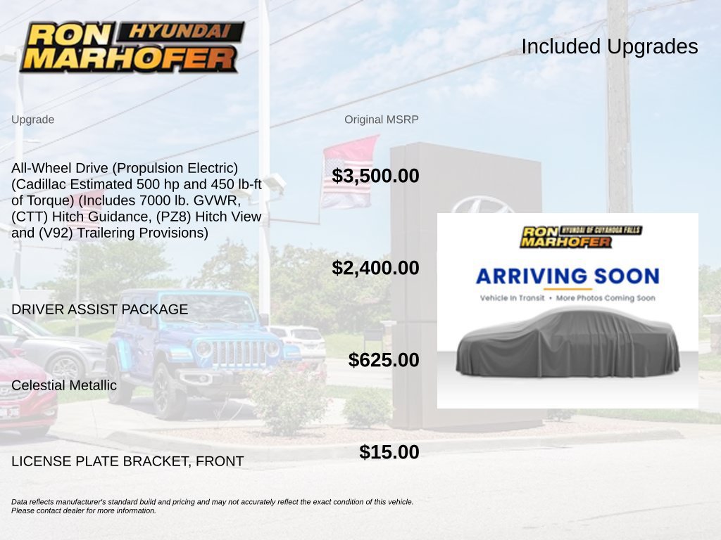 Used 2024 Cadillac Lyriq Tech w/ Driver Assist Package AWD/4WD image 2