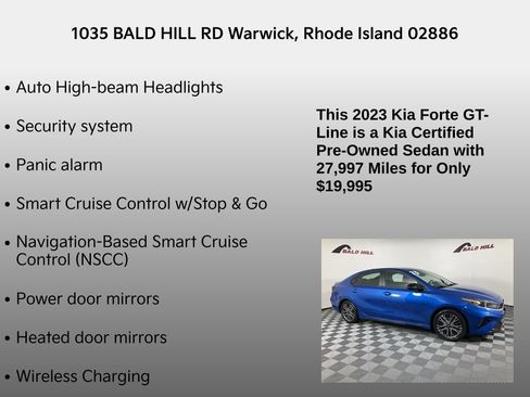 Certified 2023 Kia Forte GT-Line w/ GT-Line Premium Package image 26