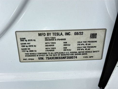 Used 2022 Tesla Model X Plaid AWD/4WD image 36