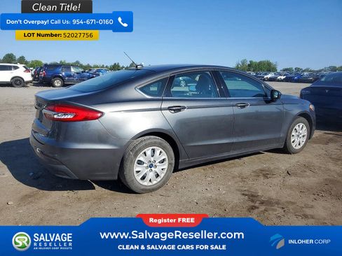 Used 2019 Ford Fusion S FWD image 4