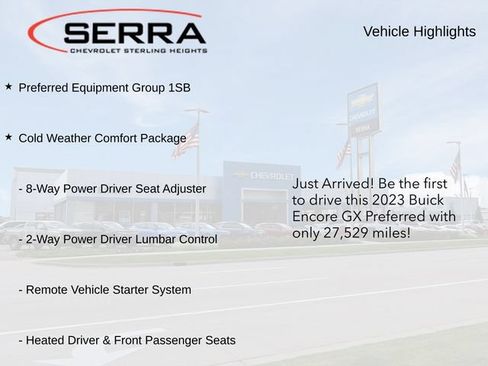 Certified 2023 Buick Encore GX Preferred w/ Cold Weather Comfort Package AWD/4WD image 3