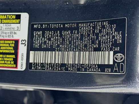 Used 2010 Toyota Corolla S FWD image 12