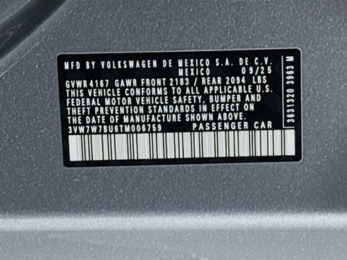 New 2026 Volkswagen Jetta SE image 33