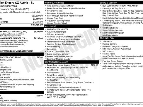 Used 2024 Buick Encore GX Avenir w/ Avenir Technology Package AWD/4WD image 4