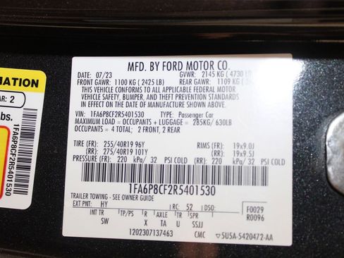 Certified 2024 Ford Mustang GT Premium w/ GT Performance Package image 25