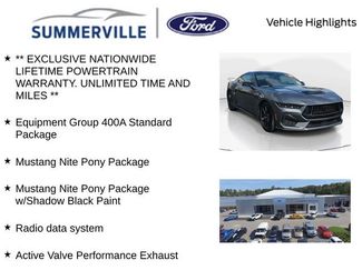Used 2025 Ford Mustang GT Premium w/ Mustang Nite Pony Package video 2