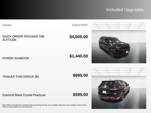 Used 2023 Jeep Grand Cherokee L Laredo AWD/4WD image 4