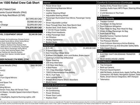 Used 2022 RAM 1500 Rebel w/ Rebel Level 2 Equipment Group image 10