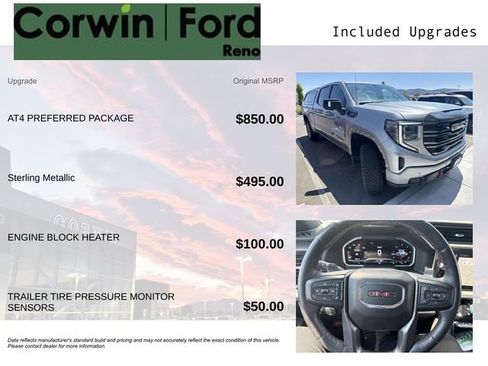 Used 2023 GMC Sierra 1500 AT4 w/ AT4 Preferred Package AWD/4WD image 3