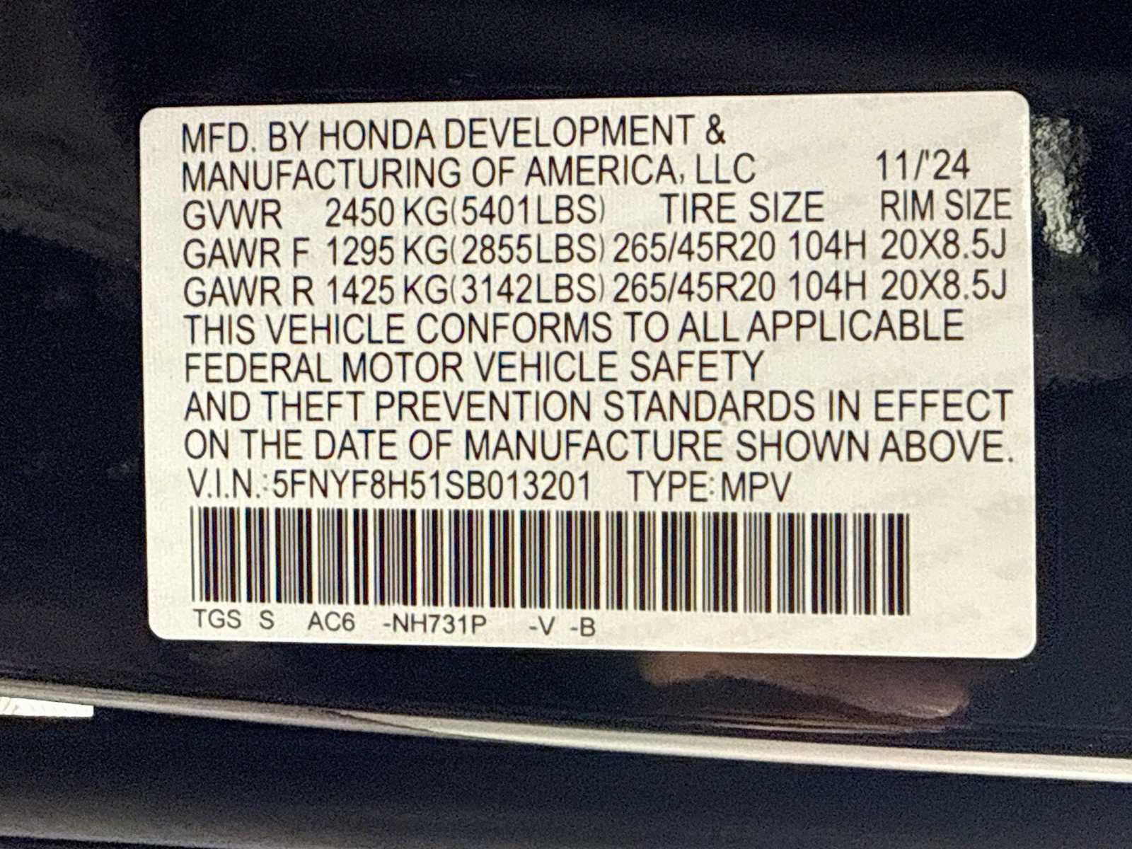 Certified 2025 Honda Passport EX-L image 42
