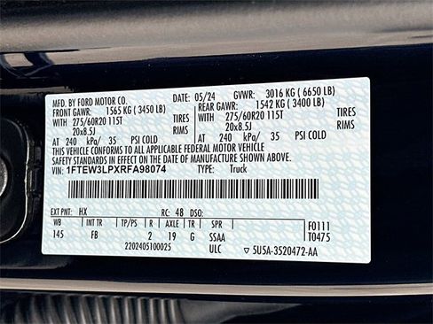 Used 2024 Ford F150 XLT w/ Equipment Group 302A MID image 32