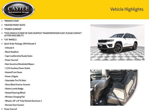 New 2025 Jeep Grand Cherokee Altitude image 3