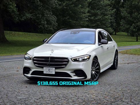 Used 2021 Mercedes-Benz S 580 4MATIC Sedan w/ AMG Line image 1