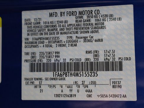 Used 2021 Ford Mustang EcoBoost image 41