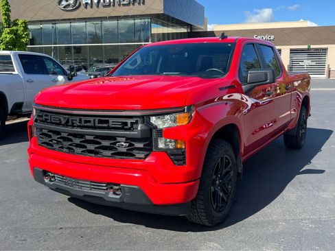Used 2023 Chevrolet Silverado 1500 Custom w/ LPO, Dark Essentials Package AWD/4WD image 2