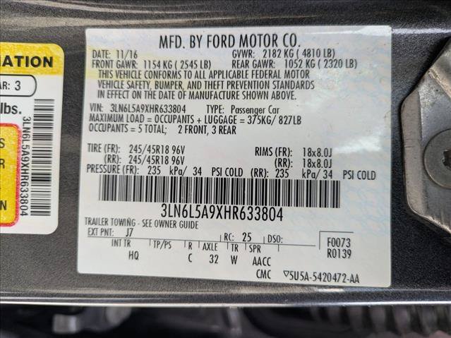 Used 2017 Lincoln MKZ Premiere FWD image 24