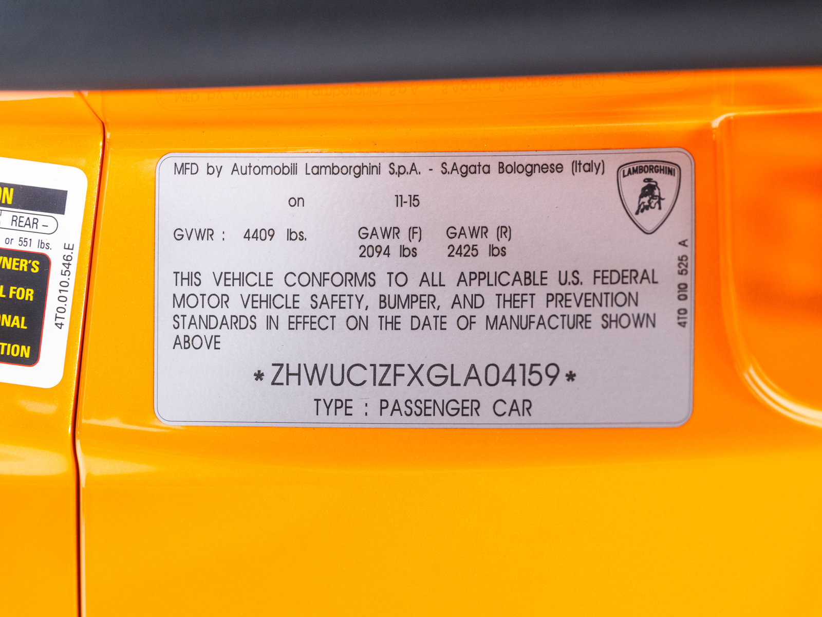 Used 2016 Lamborghini Huracan LP 610-4 AWD/4WD image 48