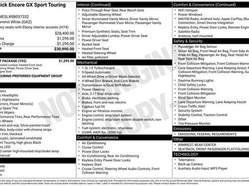 Certified 2024 Buick Encore GX Sport Touring w/ Comfort Package image 5