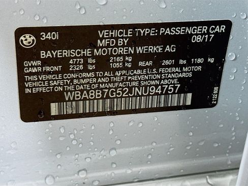 Used 2018 BMW 340i xDrive Sedan AWD/4WD image 40