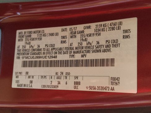 Used 2017 Ford Escape Titanium w/ Equipment Group 301A FWD image 33
