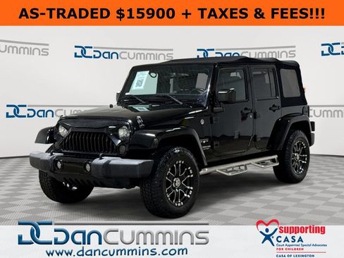 Used 2016 Jeep Wrangler Unlimited Sahara w/ Connectivity Group AWD/4WD image 1