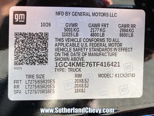 New 2026 Chevrolet Silverado 2500 Custom w/ Custom Value Package AWD/4WD image 51