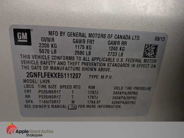 Used 2014 Chevrolet Equinox LT w/ Driver Convenience Package AWD/4WD image 46