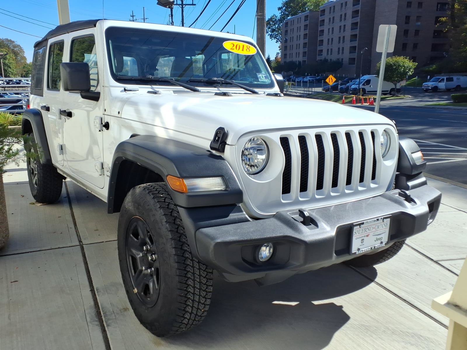 Certified 2018 Jeep Wrangler Unlimited Sport AWD/4WD image 3