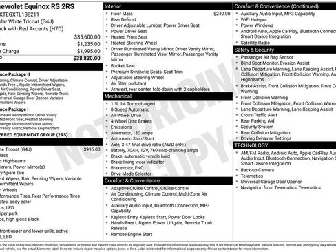 Used 2026 Chevrolet Equinox RS image 5